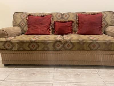 3-Seater Sofa Set – Comfortable & Sturdy – Good Condition