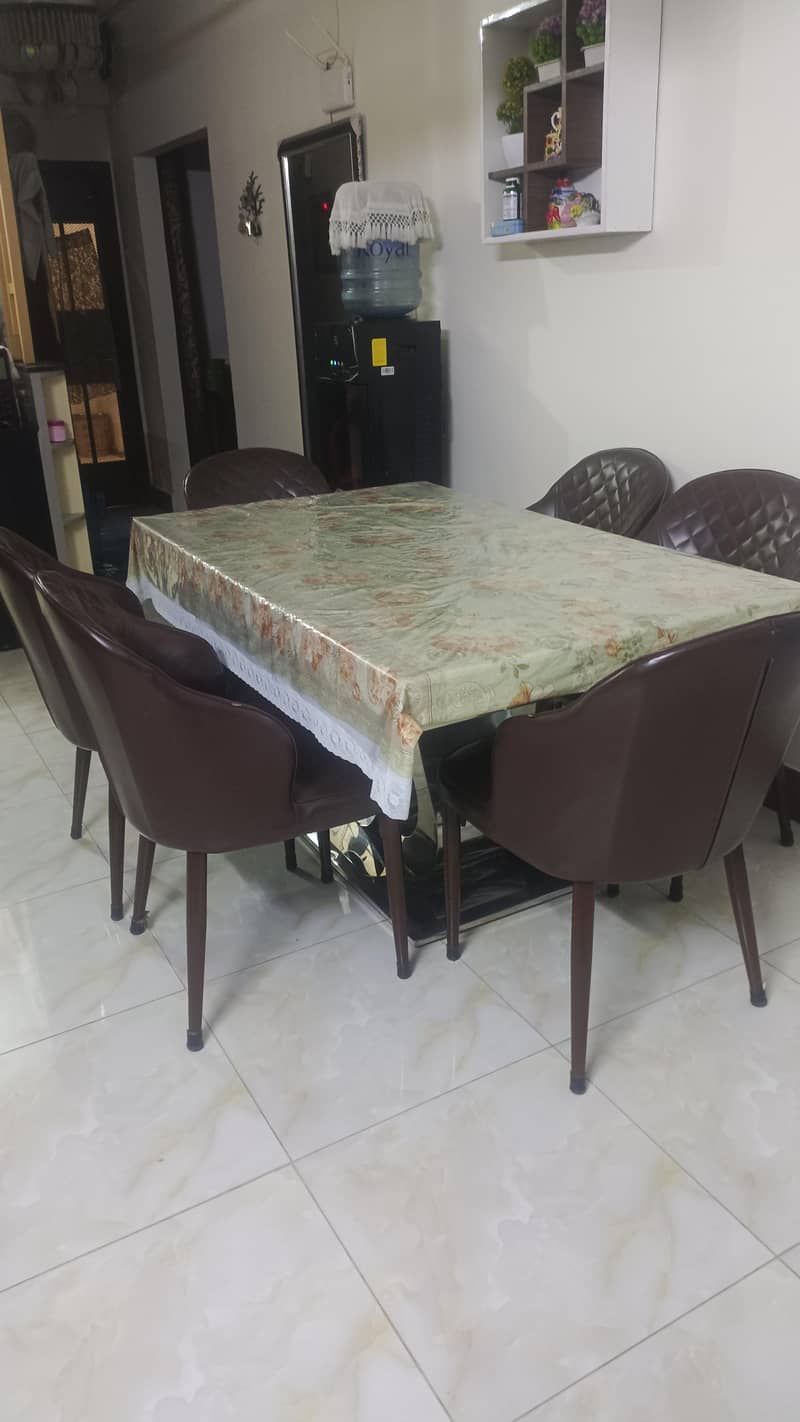 6 Chair Dining Table 0