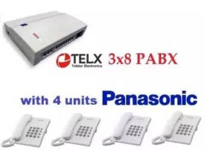 PABX 3 12  PANASONIC TELEPHONE EXCHANGE PTCL  INTERCOM PHONE EXTENSION