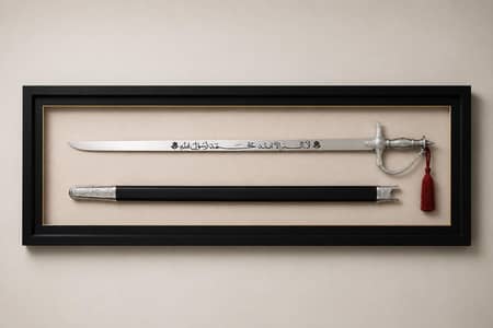sword frame for wall