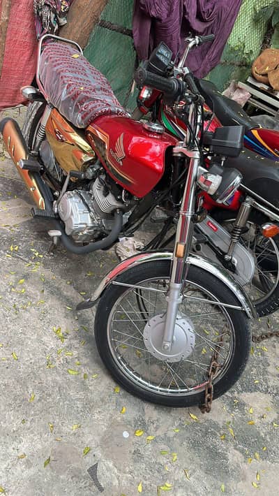125 Honda 2024 modle punjab number