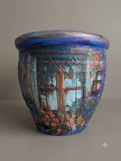 handcrafted planter