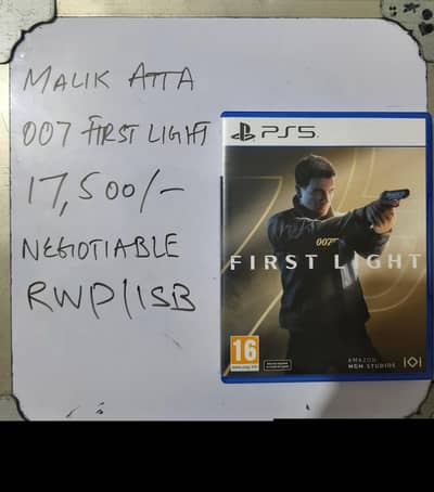 007 FIRST LIGHT PS5