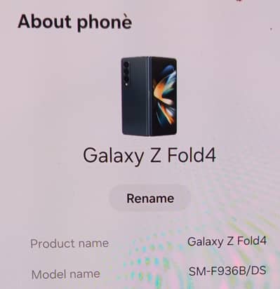 Samsung Mobile Z Fold 4, RAM 12GB, Storage 256GB
