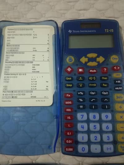 Texas TI 15 calculator new condition