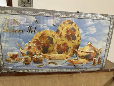 72 pieces dinner set