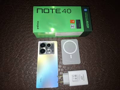 infinix note 40 in very excellent condition 10.10