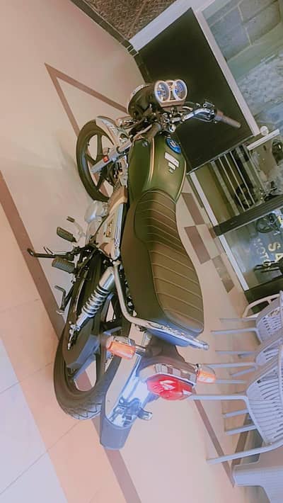 honda cg 150    green color for sale