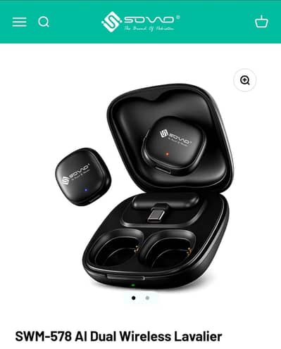 SOVO SWM-578 Dual Wireless Microphone – Brand New | Full Warranty