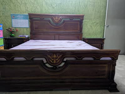 Solid Sheesham Bed | Side Tables | Dresser