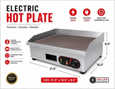 Commercial hot plate Electric