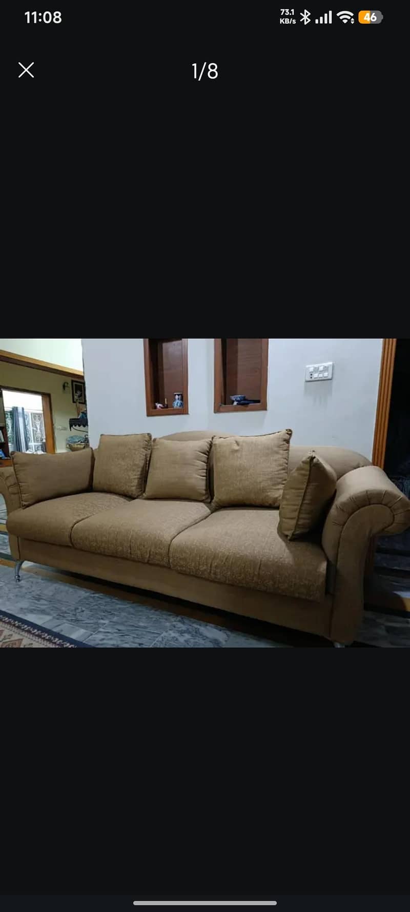 sofa set almost new 0