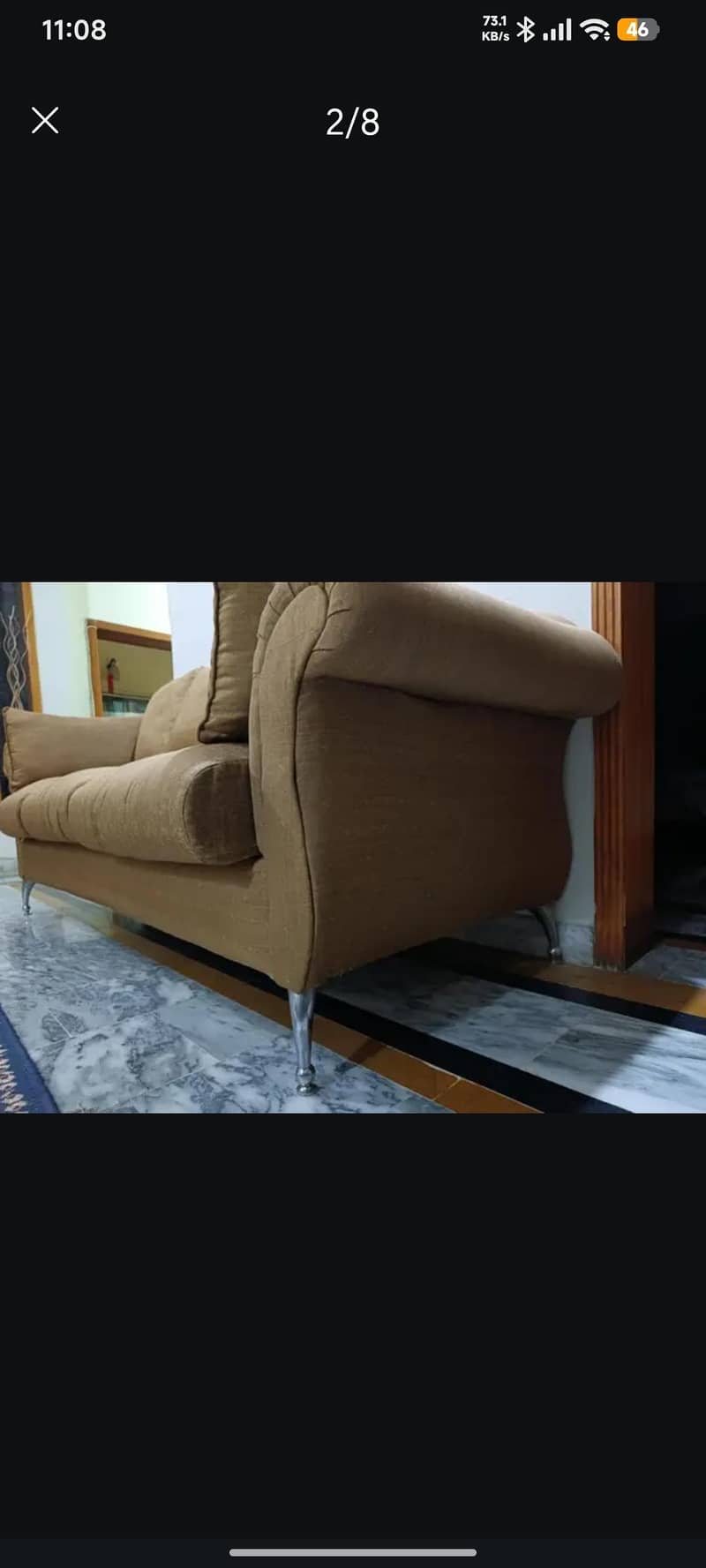 sofa set almost new 1