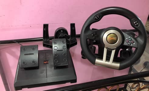 PXN V3 Pro Gaming Steering Wheel with Pedals – Excellent Condition