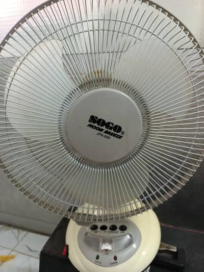 Rechargeable emergency fans