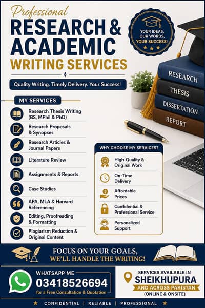 Professional Research & Academic Writing Services