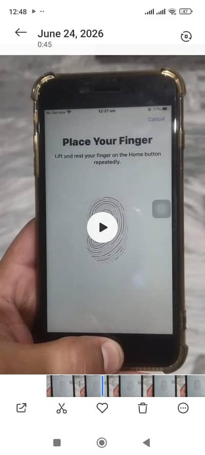 iphone 8 plus panel change battery  change ha All ok ha finger 