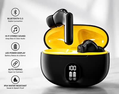 Stereo wireless earphones