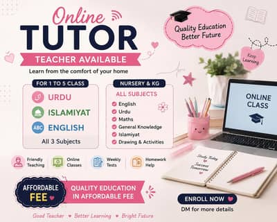 online tutor. . .