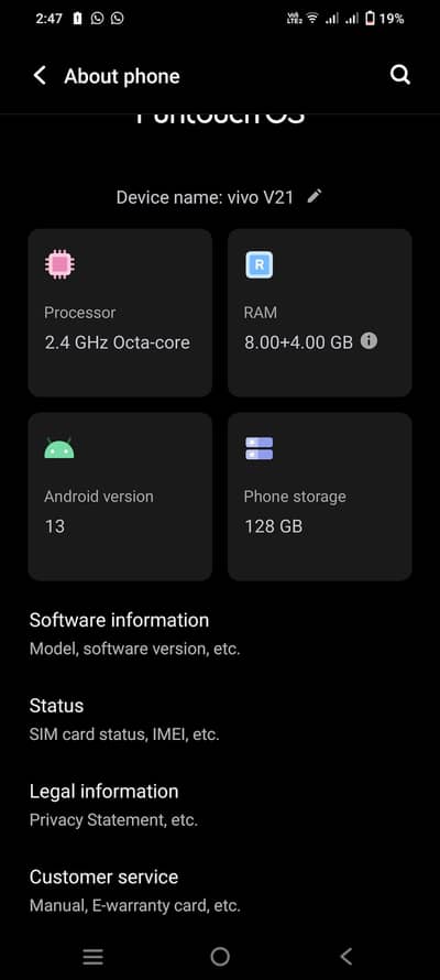 Vivo V21