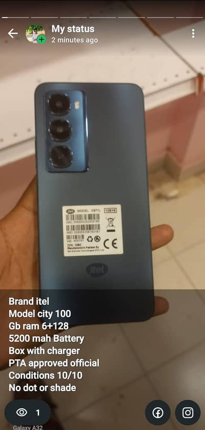 Itel City 100