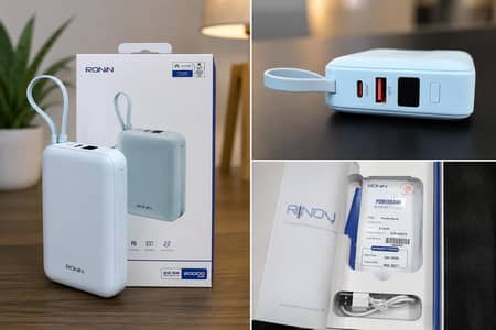 RONIN AQUA 20000mAh Power Bank (22.5W Fast Charging) - Like New