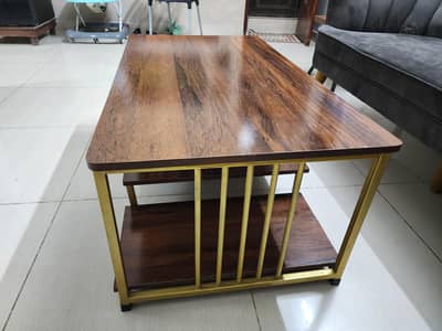 very slightly used center table for sale