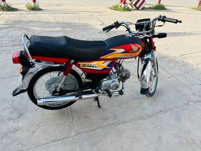 honda cd 70 24/25 model all punjab registered