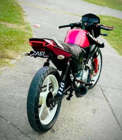 ybr 125 modified all ok