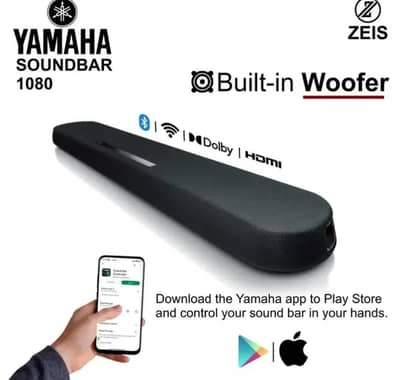 Yamaha sound bar as a new condition