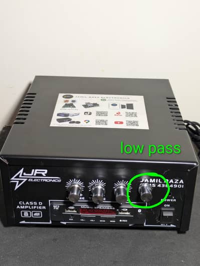 Class D 1200W Amplifier JR Tech