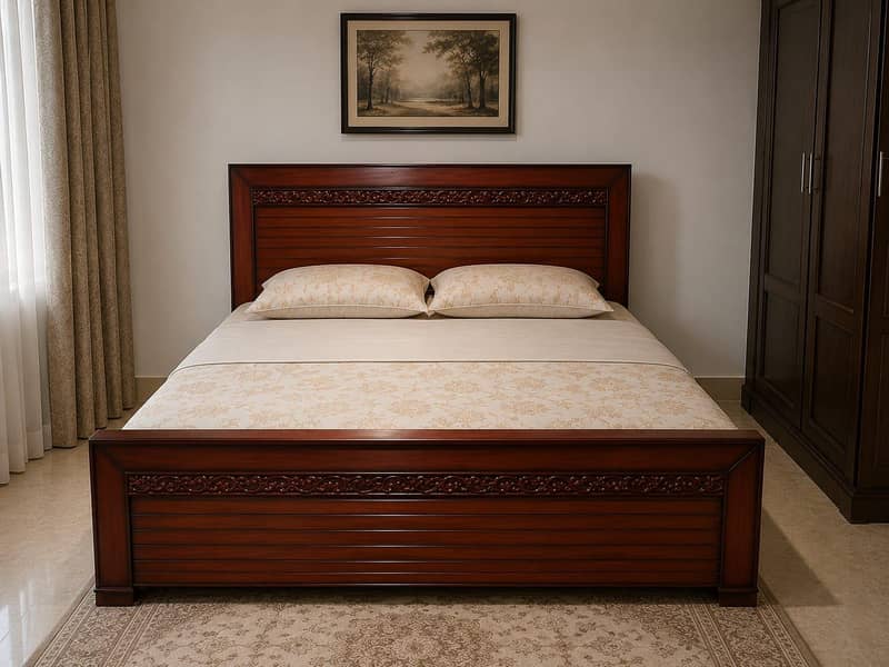 bed set used like new 1