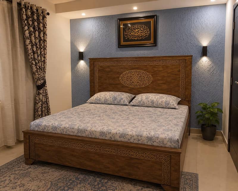 bed set used like new 5