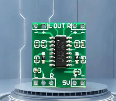 5 volt amplifier with 2 speaker connected 03359496284