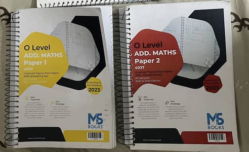 Olevels Ad Maths MS P1 and P2