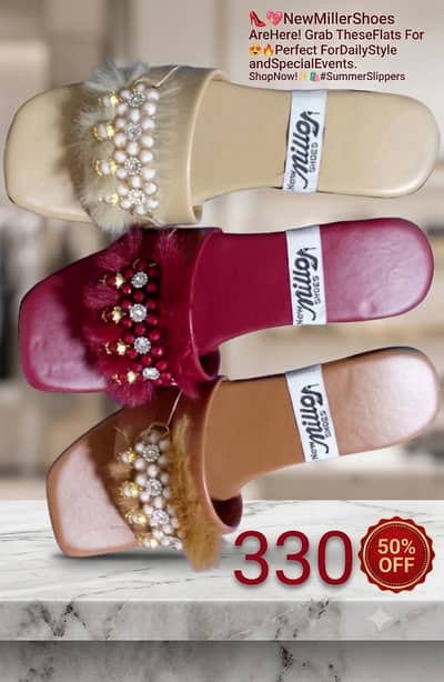  SuperSale: Beautiful Ladies Flats At Just 330 Only! 50% Off Today!