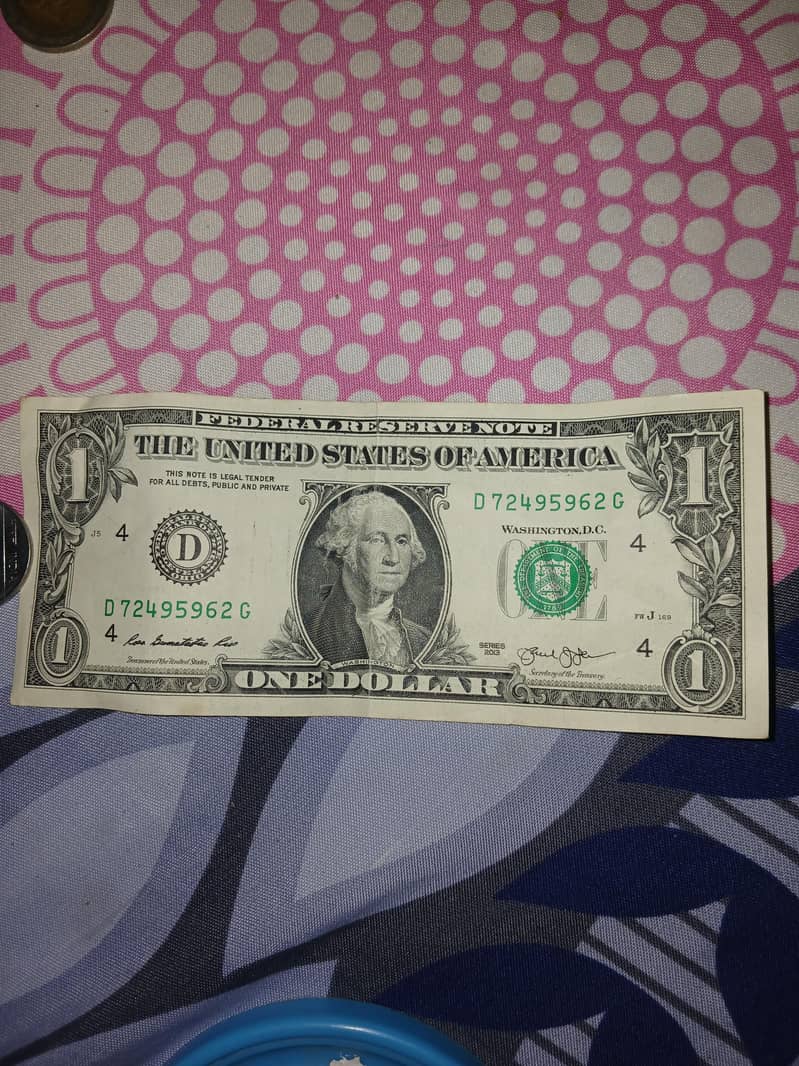 1 USD Note 0