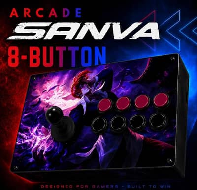 Hyper Strike Iori Yagami Edition 8-Button Arcade Fight Stick