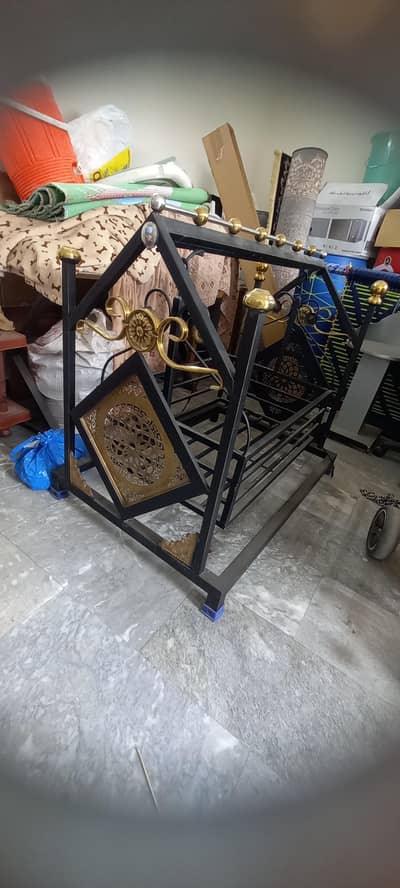 Premium Metal Baby Swing Cradle – Excellent Condition
