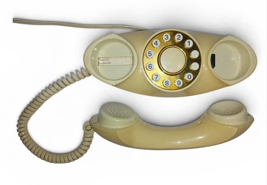 Antique push button telephone set 3