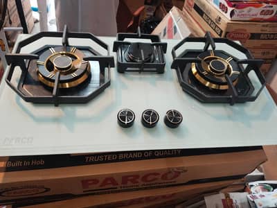 Parco 3 burner premium  hob