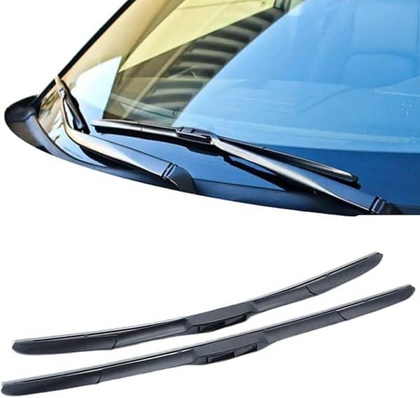 Universal Wiper Blades With Rubbers Silicone Material 26 & 24 Inch Size