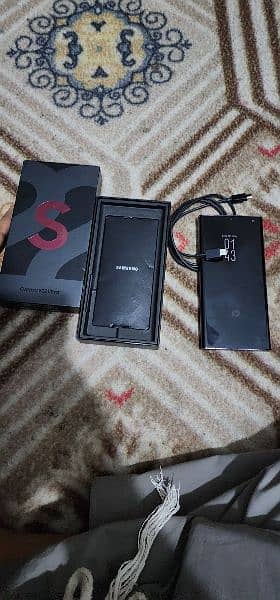 samsung s22 ultra official pta approved box and cable