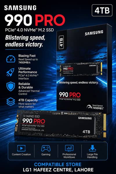 Samsung NVME 990 Pro 4TB