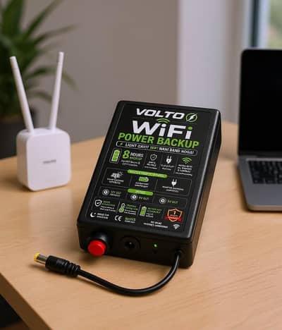 Volto WiFi power backup mini UPS/8-24 Hours backup/1 year warranty