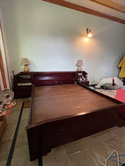 Full jahez package (bedset, showcase, 5 seater sofa)