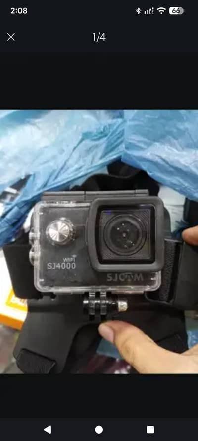 SJCAM 4000 Action WiFi camera + 64gb SanDisk card 10/10 condition