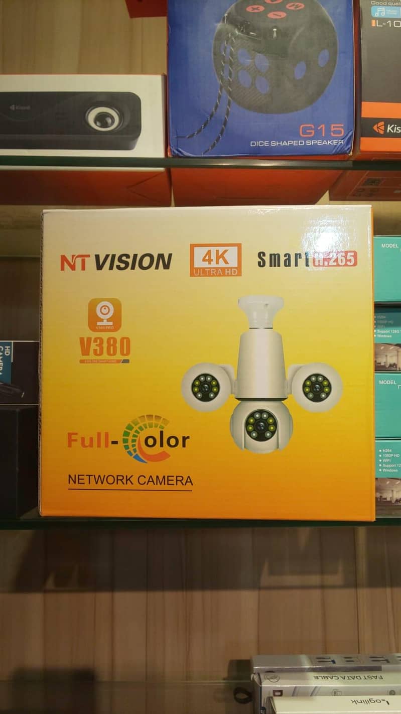 PTZ Bulb Camera v380 Cctv Cameras ip security cameras mini cams 8