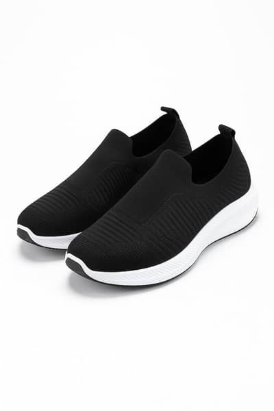Men's black Sneakers shoes