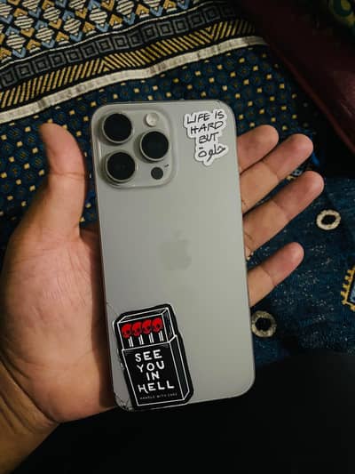 Apple iPhone 15 Pro Max Urgent for Sell Minor Back Crack